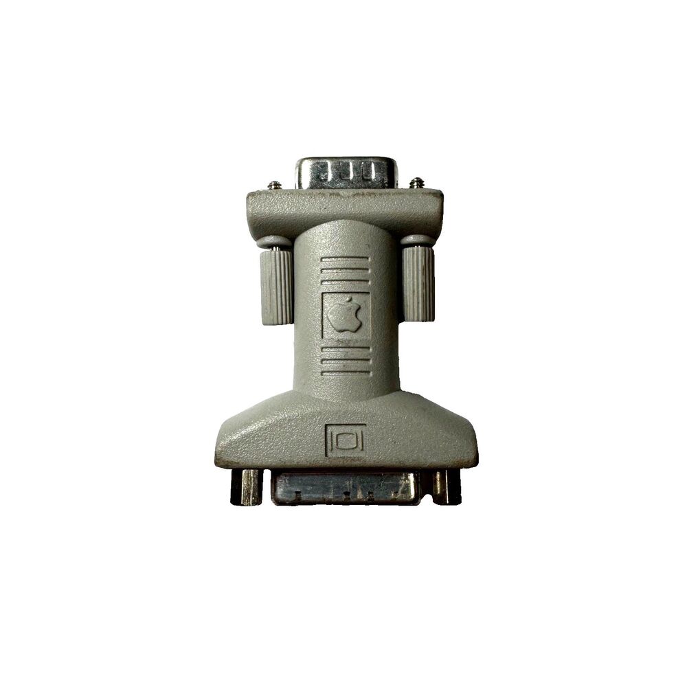 Apple DB15 Female to HD-15 SVGA Male Monitor Adapter GRAY P/N: 590-1120-A